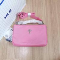 ราคา MLB แท้ % กระเป๋า MLB Chain Strap Nylon Cross Bag / กระเป๋าสะพาย NY ผ้าไนล่อน สีชมพู P (18276799452)
