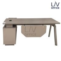 ราคา โต๊ะทำงานผู้บริหาร ขนาด 180x160x75 ซม. รุ่น VELUNA (เวลูน่า) | Liv office. (43059626962)