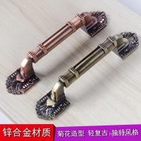 ราคา ชุดสมัยเก่าโดยไม่ต้องประตูบานเลื่อนบรอนซ์มือจับประตูจับล็อคประตูภายในห้องประตูหมิงมูห้องนอนสีแดงประตูเหล็กสีฟ้า RXWC (44755729130)