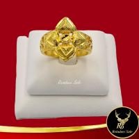 ราคา Ring (No.82RD) แหวนหุ้มทอง แหวนผู้หญิง แหวนแฟชั่นทองชุบ ลายดอกไม้หัวใจพ่นทราย นน.1 สลึง งานเคลือบแก้วหนาพิเศษ (20564719941)