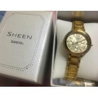 ราคา Used นาฬิกาข้อมือ casio sheen 3034 สีทอง (571879546)