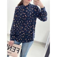 ราคา KEMEJA Esprit เสื้อนามธรรมสีกรมท่า / แขนยาวนามธรรมสีกรมท่า Esprit (12102549680)