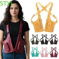 ราคา สไตล์คู่ไหล่รักแร้กระเป๋า,วินเทจ สตีมพังค์ ป้องกันการโจรกรรมใต้วงแขนกระเป๋า,เสื้อกั๊กกระเป๋าปรับสายโกธิคกันน้ําใต้วงแขนสายกระเป๋าสตางค์เดินทางใช (43578185957)