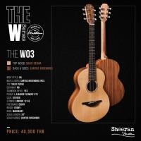 ราคา Sheeran by Lowden W-03 กีตาร์โปร่งทรง WL สเปค Top Solid (Solid Cedar / Santos Rosewood) (4861256528)