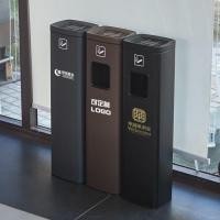 ราคา 【NEW】 ที่เขี่ยบุหรี่สแตนเลส ถังขยะพร้อมที่เขี่ยบุหรี่ ตัวเก็บก้นบุหรี่แนวตั้งเชิงพาณิชย์ ถังขยะในพื (51102811126)