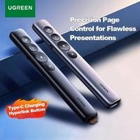 ราคา UGREEN ตัวชี้เลเซอร์ Usb Type-C แบบชาร์จไฟได้ 100 ม. รีโมทคอนโทรลไร้สายสําหรับการประชุมการนําเสนอ PPT (44503292896)
