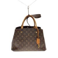 ราคา LOUIS VUITTON Handbag Montaigne MM monogram canvas Shoulder Bag 2WAY M41056 PVC Brown Direct from Japan Secondhand (50755628009)