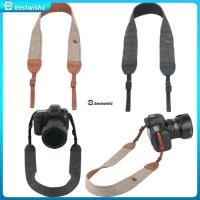 ราคา Universal Adjustable Camera Strap, Cotton Leather Belt For Dslr, Nikon, Canon Camera (41406895516)