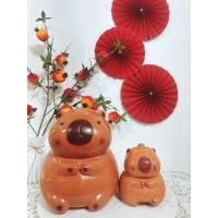 ราคา [ซื้อ 1 แถม 1] กระปุกออมสินคาปิบาระหนูตะเภาขนาดใหญ่ เทรนด์มาแรง 2024 กระปุกออมสินรุ่นใหม่สําหรับตกแต่ง ตกแต่ง ของขวัญ - HTKVN42 (40714553529)