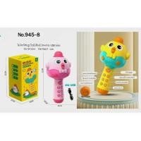 ราคา Microphone ไมค์ ไมโครโฟน ไมค์ร้องเพลงเด็ก ของเล่น มีเสียงมีไฟ ร้องเพลงได้ มีเสียงเพลง (1391977351)