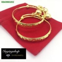 ราคา MJU6669✸✒กำไลข้อเท้าเด็กเล็กลายสิบสองนักกษัตริย์ งานทองเหลืองแท้ (12028381765)