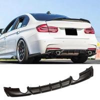 ราคา Rear Bumper Diffuser Fits for BMW 3 Series F30 M Sport Sedan M-tech Auto Lower Bumper Lip Spoiler B (51902966874)