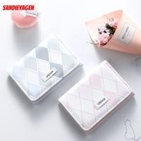 ราคา กระเป๋าใส่การ์ดและกระเป๋าสตางค์สไตล์เกาหลี สีน้ำเงินลายตารางหมากรุก ทำจากPU ขนาดกระทัดรัดพกพาสะดวกสำหรับผู้หญิง (49705032912)