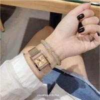 ราคา มาใหม่จาก USA นาฬิกา GUESS Women's Timeless Shine Crystal Mesh Rose Gold Tone Watch (5065962617)