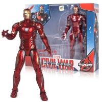 ราคา สินค้าใหม่ ของแท้ Marvel Avengers 4 รูป Captain Iron Man Spiderman Model Panther ตุ๊กตาของเล่น (50654225970)