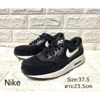 ราคา รองเท้าสีดำ แถบขาว รองเท้าผ้าใบลำลอง มือสองของแท้ สภาพดีมาก (28957019513)