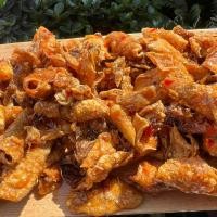 ราคา หมึกผ่าฉาบสามรส 1Kg. อร่อยสุดฟิน กรอบไม่เหนียว (21487466297)