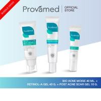 ราคา [SET] PROVAMED ACNE RETINOL-A GEL 40 G + BIO ACNE MOISE 40 ML + POST ACNE SCAR GEL 10 G (43761766083)