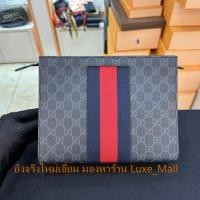 ราคา ยิงจริงใหม่เอี่ยม GUCCI Gucci Clutch 475316 สายตายาวผ้าใบคลัทช์กระเป๋าเอกสารคลัทช์ผู้ชาย กระเป๋าคลัทช์กุชชี่ (28704493959)