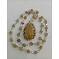 ราคา สร้อยคอไหมทองเงินแท้ (3751902506)