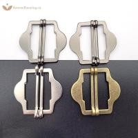 ราคา Thewoodfameing 3PCS โลหะสองสไลด์-Glide หัวเข็มขัดสําหรับชุดเสื้อกั๊กไหล่กระเป๋าหนังเข็มขัด Slider ปรับสี่เหลี่ยมผืนผ้าหัวเข็มขัด EN (44327532802)