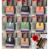 ราคา กระเป๋าแบรนด์แท้ Pimmy งานหนัง PVC อะไหล่ทองปั๊มทุกจุด พร้อมสายสะพายหนังยาว (9604776036)