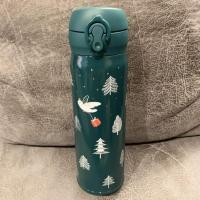 ราคา Starbucks Thermos Holiday Green Stainless Steel 16oz (3945764930)