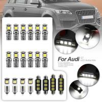 ราคา 17x Canbus White LED Light Bulbs Interior Kit For 2005-2009 Audi Q7 Map Glove Box Trunk Cargo Licen (56202536237)