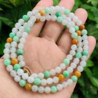 ราคา สร้อยคอหยกพม่าแท้ สีขาว เขียว น้ำผึ้ง (41776300343)