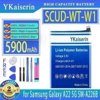 ราคา 5900mAh Replacement Battery for Samsung SM-A226B Galaxy A22 5G SMA226B SCUD-WT-W1 (42068151703)