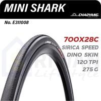 ราคา CHAOYANG รหัส E311008 ยางนอกเสือหมอบ ยางนอกจักรยาน MINI SHARK ขนาด700X28c ยางพับ (แพ็ค 1 เส้น) (29115866108)