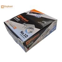 ราคา Elephant ลวดเย็บกระดาษไททาเนีย No.10 ตราช้าง รุ่น Titania ยกกล่อง (มี 24 กล่องเล็ก) (22881219927)