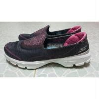 ราคา Sketchers Gowalk 3 size 36 รองเท้าผ้าใบหญิง สีชมพูเทา ของแท้ (2296331052)
