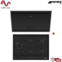 ราคา (Smeg) เครื่องดูดควันชนิดติดฝาผนัง รุ่น KV394MB + เตาแก๊ส รุ่น PX375LMB สี Matt Black (24538368705)