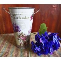 ราคา แจกันสังกะสีวินเทจพิมพ์ลาย (11262658422)