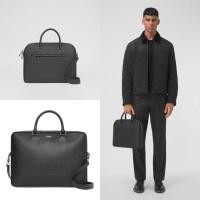 ราคา BURBERRY BURBERRY/BURBERRY Mens Grain Leather Briefcase Handbag กระเป๋าสะพายข้าง 80142651 (52205400424)
