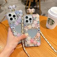 ราคา เคสโทรศัพท์ เคส SAMSUNG ซิลิโคนนุ่มสําหรับsamsung S23 Ultraพร้อมสายคล้องLanyardฝาครอบเพชรกรณีเคสโทรศัพท์สําหรับSamsung Galaxy S25 Ultra S24 Plus S23 Ultra S22 Ultra S21 S20 FE Case Note20 Ultraพร้อมกร