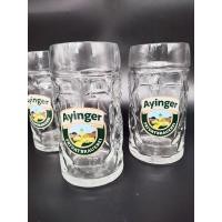 ราคา แก้วเบียร์ยุโรปของสะสม Ayinger พร้อมที่รองแก้ว (27560500134)