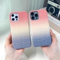 ราคา พร้อมส่งในไทย T7S111 เคสหนังไล่สีพาสเทล บุกำมะหยี่ เคสไอโฟน สำหรับ iPhone11-13,14,13Pro,13Promax,14Pro,14Promax (29538494864)