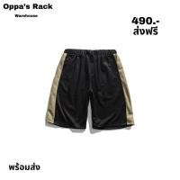 ราคา กางเกงขาสั้นแถบข้างสีดำ (10398905592)