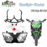 ราคา Fit For KAWASAKI 2017 - 2019 NINJA 650 Headlight + Fairing Headlight Bracket EX 650 EX650 NINJA650 (46804146051)