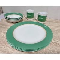 ราคา arcopal France เซรามิคเนื้อนม ชุดจาน Coleman x arcopal milk glass FRANCE (13405122245)