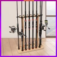 ราคา ที่วางคันเบ็ดตกปลา พร้อมขาตั้งสำหรับการจัดเก็บและใช้งานหลายแบบ รองรับ 14 ก้าน อุปกรณ์สำรองในโรงรถหรือของขวัญperfect (48653205989)