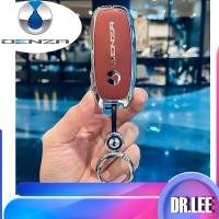 ราคา [READY]DENZA D9 Car Logo Key cover BYD DENZA EV Leather Metal Frame Key Case Metal keychains PNFT (41577927460)