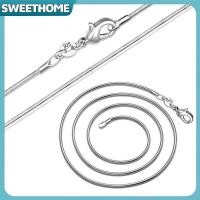 ราคา SWEETHOME สร้อยข้อมือโซ่งู สีเงิน ขนาด 1 มม., ความยาว 16-28 นิ้ว (40-75 ซม.) (57104090443)