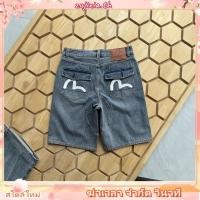 ราคา Evisu 2025 ใหม่ ฤดูร้อนสไตล์ใหม่ Street Wear Retro Hip-Hop Letter ปักกางเกงยีนส์กางเกงขาสั้น Cropped กางเกง (49205628610)