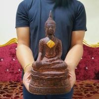 ราคา พระพุทธรูปศิลปะอู่ทอง สร้างจากหินศิลาแลง งานสวยน่าบูชา มีเสน่ห์มนต์ขลัง(หน้าตัก5นิ้ว สูง25ซม.)หนักมากๆ (11729372450)