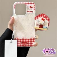 ราคา เคส Samsung A35 A06 A55 หวานสวัสดีคิตตี้ลายสก๊อตDOT โปแลนด์ปก IMD ใหม่ (29492006658)