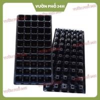 ราคา ถาดเพาะชํา ถาดเพาะชําเมล็ดพันธุ์พลาสติกสีดํา 50 หลุม (28793932104)