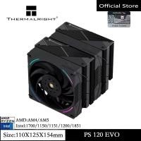 ราคา Thermalright PS120 EVO หม้อน้ํา CPU Cooler 76 มม.ท่อความร้อน CPU Air Cooler Dual PWM พัดลม 2150RPM คอมพิวเตอร์ Cooling ความเร็วสําหรับ AMD AM4 AM5/Intel 1700/1150/1151/017XX/2011 (29001152665)